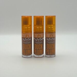 NYX Duck Plump Lip Gloss Mocha Me Crazy 07 Extreme Plumping Gloss Full Size Lot